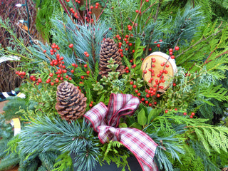 Your Guide to Christmas Porch Pots