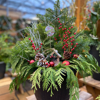 Winter Porch Pot