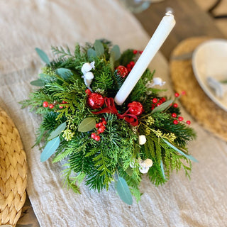 Little Elves’ Holiday Centrepiece Crafting